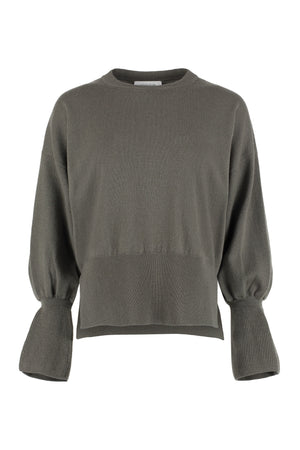 Virgin wool crew-neck sweater-0